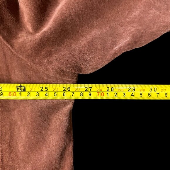 Vintage Bob Mackie Wearable Art Suede Leather Fringe Jacket Embroidered Bugs 1XL - Picture 7 of 8